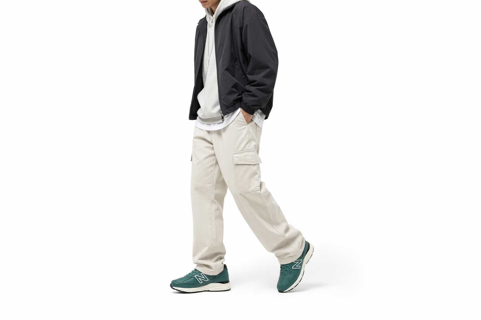 Order テディ・サンティス×NB 990v4 ティールホワイト(USA製) U990TW4