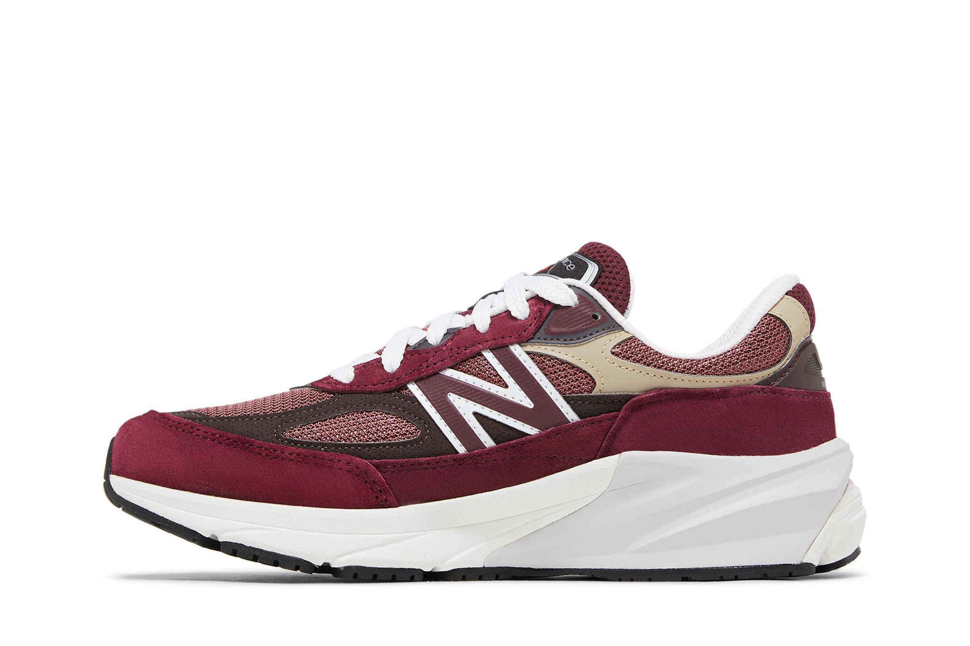 Lookbook Teddy Santis x New Balance 990v6 Made in USA ''Burgundy Tan'' Herren Sneaker U990BT6