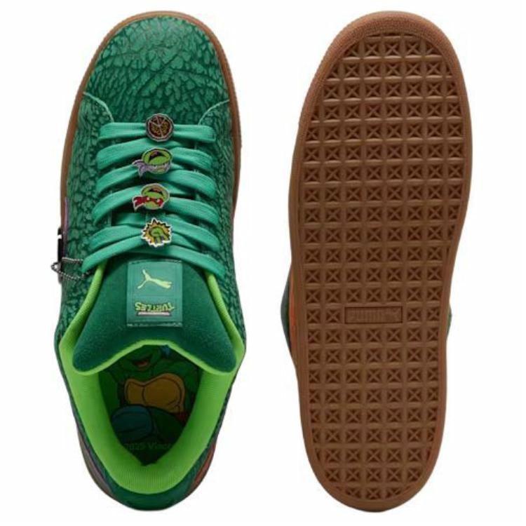 Shop 忍者龜 x Puma Suede XL '四隻忍者龜'聯名款運動鞋 401304-01