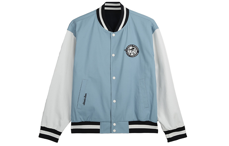 Teenie Weenie Men Reversible Baseball Jacket with Logo Patch Unisex. TNJJ232302K