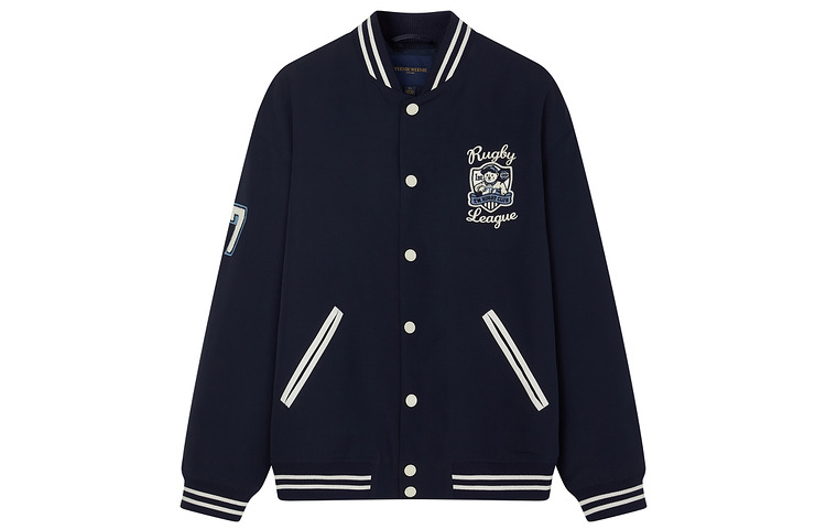 Teenie Weenie Men SS24 Varsity Teddy Bear Letterman Jacket Unisex. TNJJ245101I