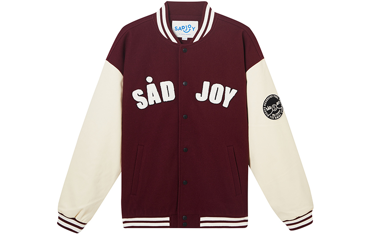 Teenie Weenie Men x SADJOY Letter Print Classic Baseball Jacket Unisex TNJP218T11I