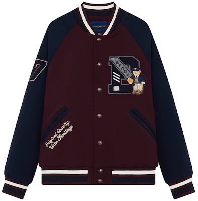 Teenie Weenie Unisex Vintage Teddy Bear Embroidered Varsity Jacket TNJW248904H Buy Teenie Weenie Unisex Vintage Teddy Bear Embroidered Varsity Jacket TNJW248904H