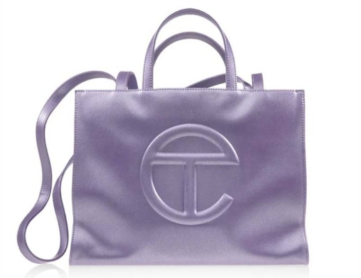 Purple Telfar Bag Afterpay Telfar Medium Crossbody Shopping Bag