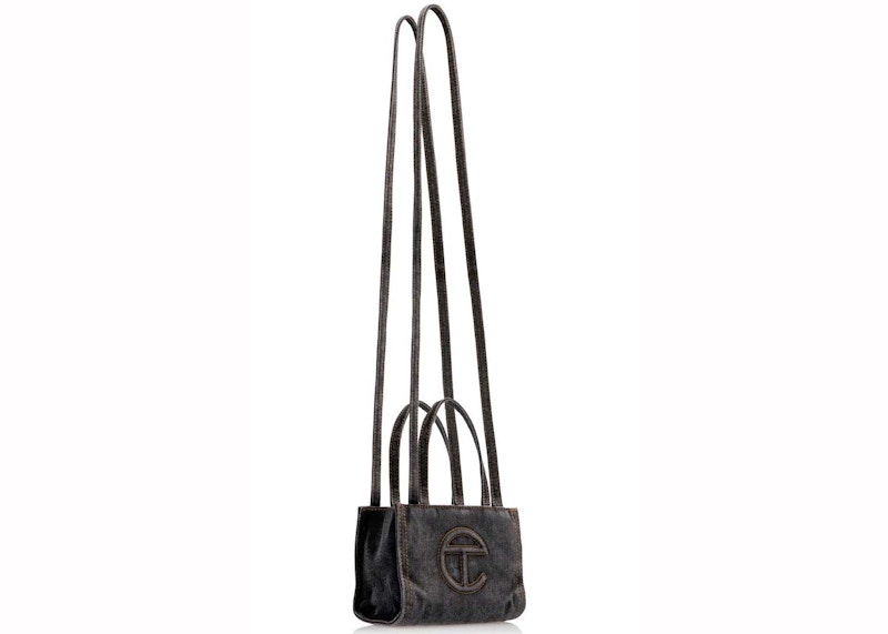 Order Telfar 小号黑色牛仔购物袋