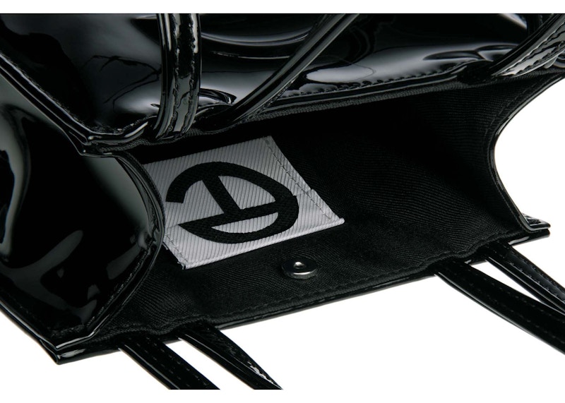 Lookbook Telfar 小号黑色专利购物包