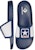 Telfar x Converse All Star Slide 'Navy Peony' - Selipar Biru Peony 172317C