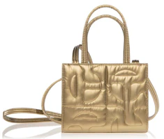 Telfar x Moose Knuckles Quilted Small Shopper Gold Telfar x Moose Knuckles Quilted Small Shopper Gold