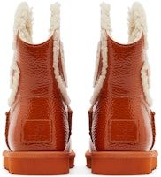 Telfar x UGG 标志迷你靴 '皱褶 - 辣南瓜' 1155790-SYP Details for Telfar x UGG 标志迷你靴 '皱褶 - 辣南瓜' 1155790-SYP