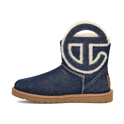 Telfar UGG Logo Mini Boot 'Indigo Denim'