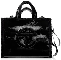 Telfar x UGG Medium Shopper Crinkle Black Telfar x UGG Medium Shopper Crinkle Black