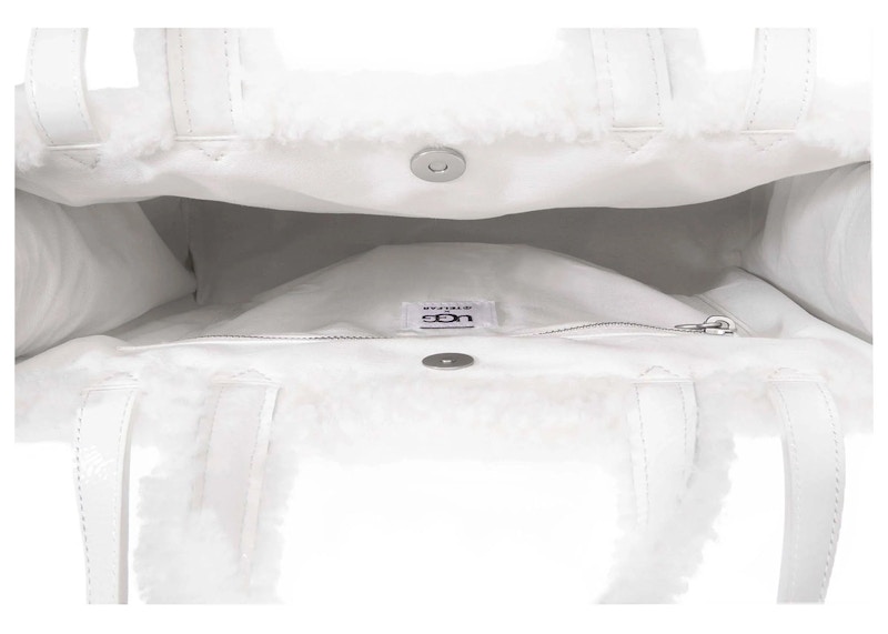 Lookbook Telfar x UGG中号购物袋皱纹白色