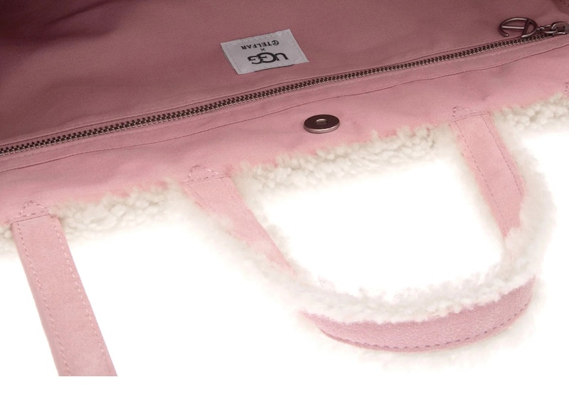 Lookbook Telfar x UGG 大号粉色购物袋