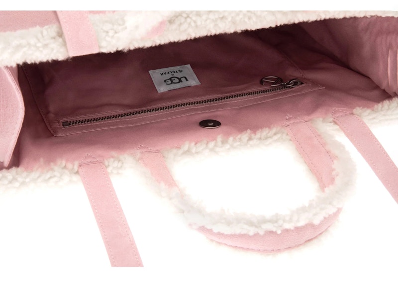Lookbook Telfar x UGG 中号粉色购物袋