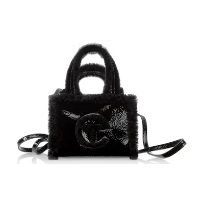 Telfar x UGG Small Shopper Crinkle Black
