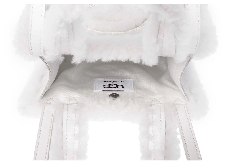 Lookbook Telfar x UGG 小号购物包褶皱白色