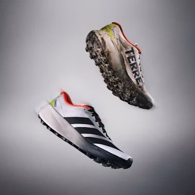 Zapatillas Trail Running Terrex Agravic 4 adidas. Blanco/Negro/Naranja Impacto. KJ8872 6