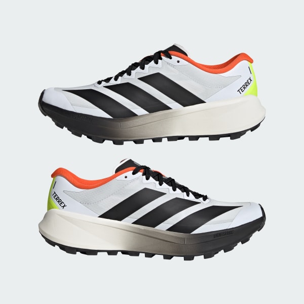 Cheap Zapatillas Trail Running Terrex Agravic 4 adidas. Blanco/Negro/Naranja Impacto. KJ8872