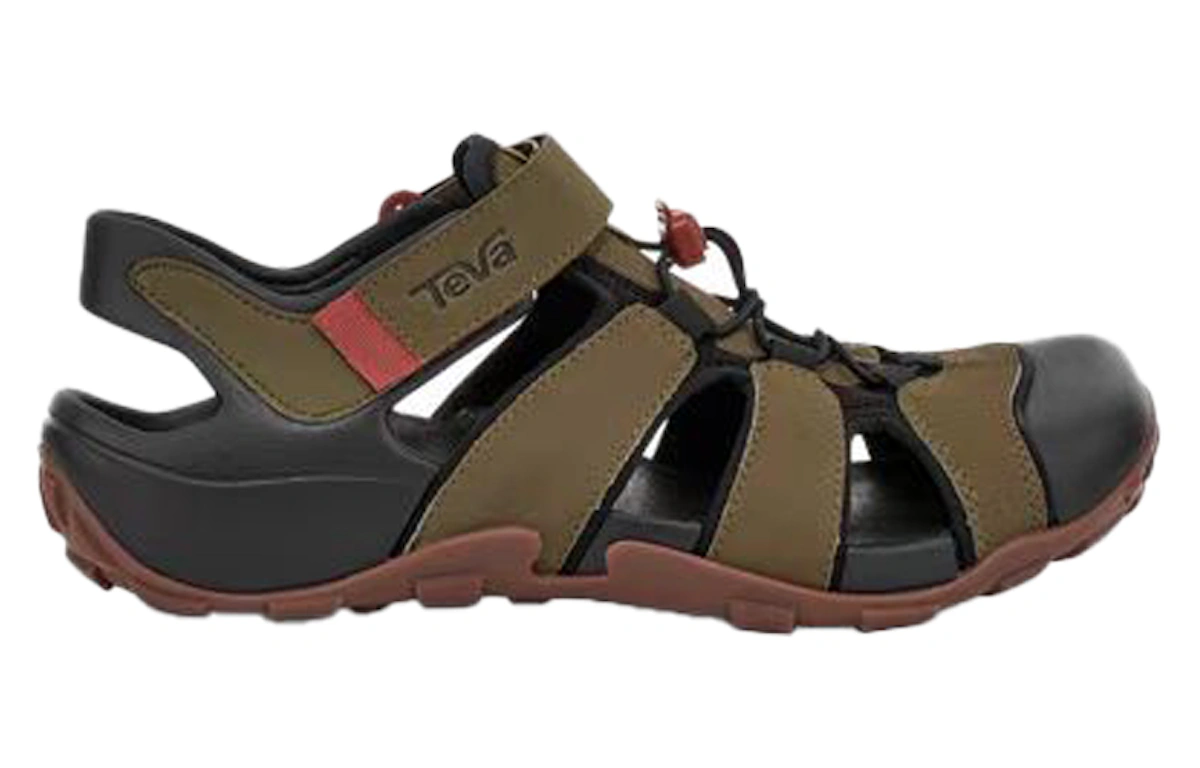 TEVA Flintwood Sport Sandals 'Deep Olive'