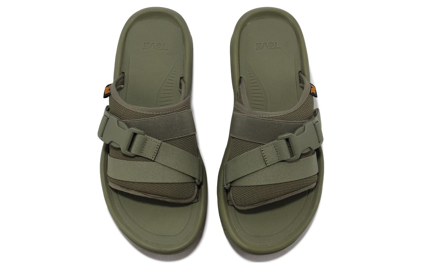 Lookbook テバ ハリケーン バージ スライド オリーブ 1136230-OLV