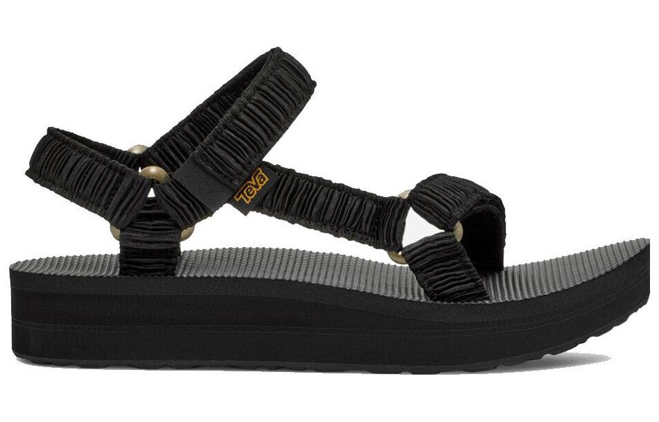 Order 테바 심플 컴포트 블랙 샌들 (미드폼) 1129599-BLK
