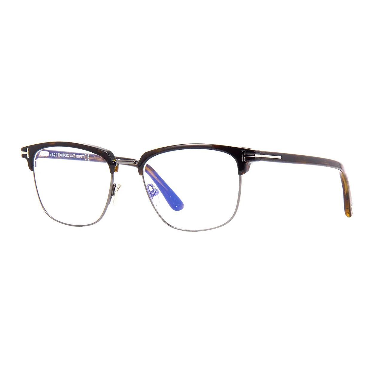 TF Temple Tortoiseshell Lettering - Square Optical Frame FT5683052 圖 2