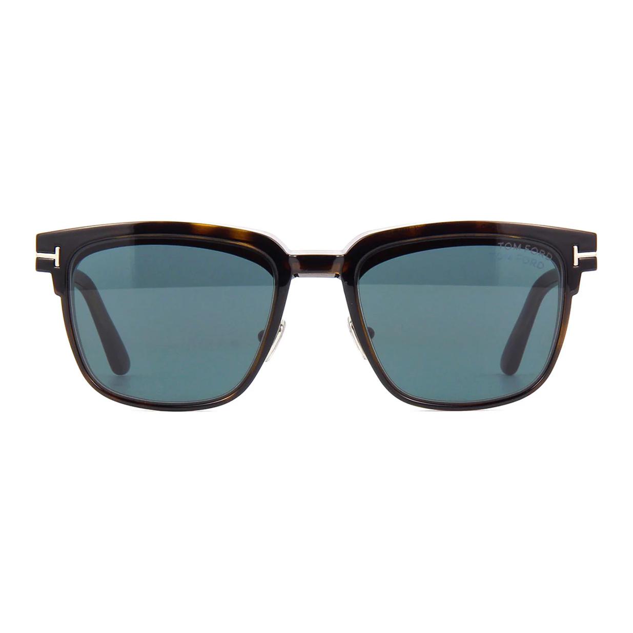 TF Temple Tortoiseshell Lettering - Square Optical Frame FT5683052 圖 3