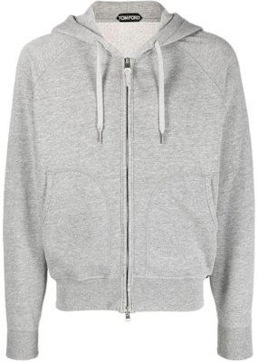 TF TOM FORD SS23 Hoodie Lelaki Kelabu Pertengahan Berzip Warna Solid JMC004JDL002IG164 Buy TF TOM FORD SS23 Hoodie Lelaki Kelabu Pertengahan Berzip Warna Solid JMC004JDL002IG164