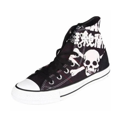 The Clash Converse Chuck Taylor All Star High 'Revolution Rock Pack - Black Skull'