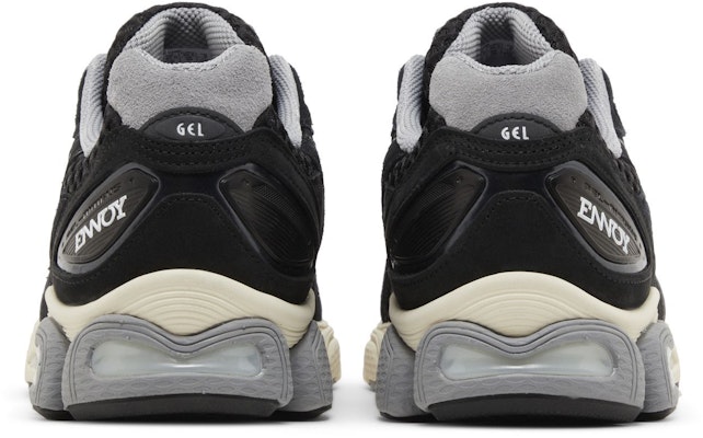 The Ennoy Professional x ASICS Gel Nimbus 9 'Black Sheet Rock' 1201A986-002 Details for The Ennoy Professional x ASICS Gel Nimbus 9 'Black Sheet Rock' 1201A986-002
