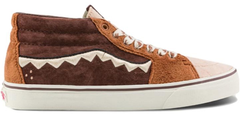 Vans SK8-Mid x The Monsters 'Coklat Oranye' VN000BWEDFO Order Vans SK8-Mid x The Monsters 'Coklat Oranye' VN000BWEDFO