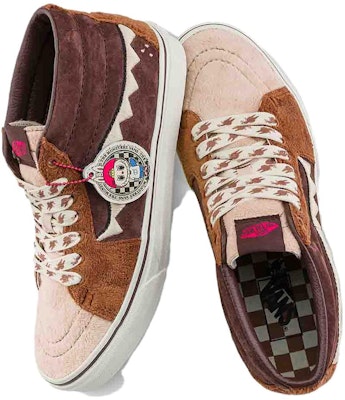 Vans SK8-Mid x The Monsters 'Coklat Oranye' VN000BWEDFO Shop Vans SK8-Mid x The Monsters 'Coklat Oranye' VN000BWEDFO
