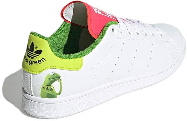 The Muppets x 阿迪达斯 史密斯 '青蛙柯米特-粉色鞋舌' GZ3098 Shop The Muppets x 阿迪达斯 史密斯 '青蛙柯米特-粉色鞋舌' GZ3098