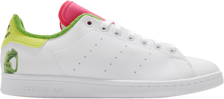 The Muppets x adidas Stan Smith Kermit the Frog Pink Tongue