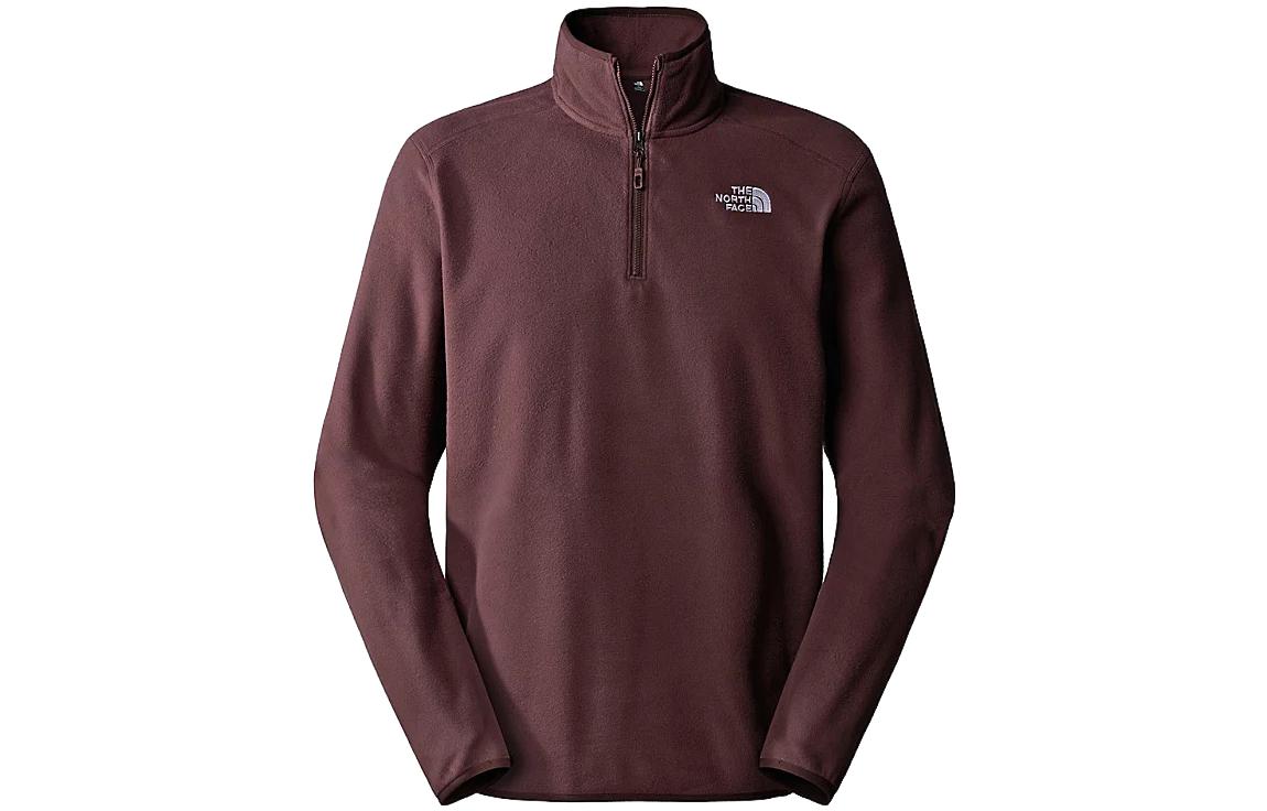 TNF 100 Glacier Fleece Pullover Coal Brown NF0A855W-I0I