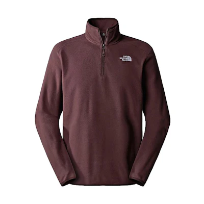 TNF 100 Glacier Fleece Pullover Coal Brown NF0A855W-I0I