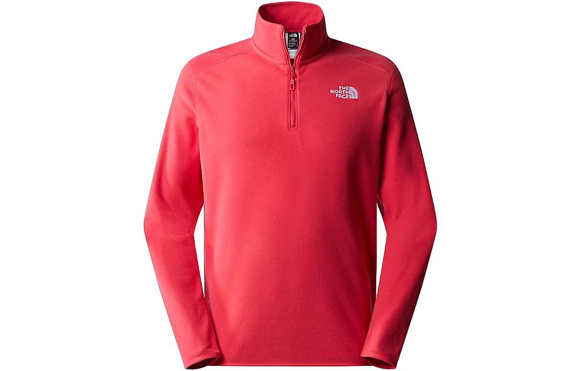 TNF 100 Glacier Half-Zip Fleece Jacket Clay Red NF0A855W-I0L