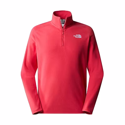 TNF 100 Glacier Half-Zip Fleece Jacket Clay Red NF0A855W-I0L