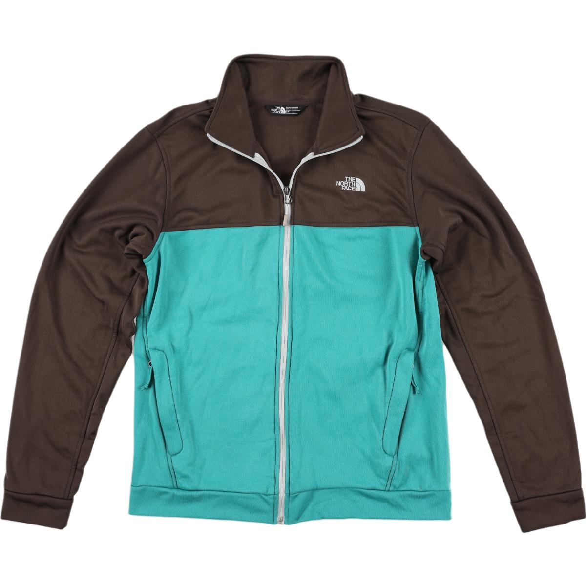 TNF 100wt Cinder Full-Zip Logo Sweatshirt Jade Green NF0A3RT1-ZCV