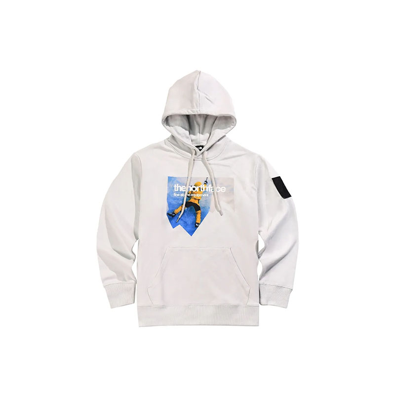 TNF 1986 Alpine Print Sweatshirt Unisex Grey with Logo & Badge NF0A7QQX-9B8 圖 3