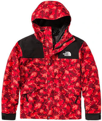 The North Face 1986 Camo Logo Waterproof Unisex Outdoor Jacket Red NF0A7UR9-II5 Buy The North Face 1986 Camo Logo Waterproof Unisex Outdoor Jacket Red NF0A7UR9-II5