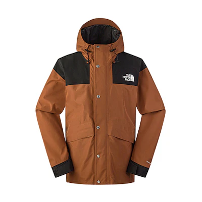 TNF 1986 Series Colorblock Hooded Jacket Brown - Unisex Outdoor Wear NF0A5J5N-QHO