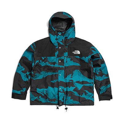 TNF 1986 Series Retro Mountain Jacket Blue/Black Unisex Outdoor Shell NF0A7WVF-98X
