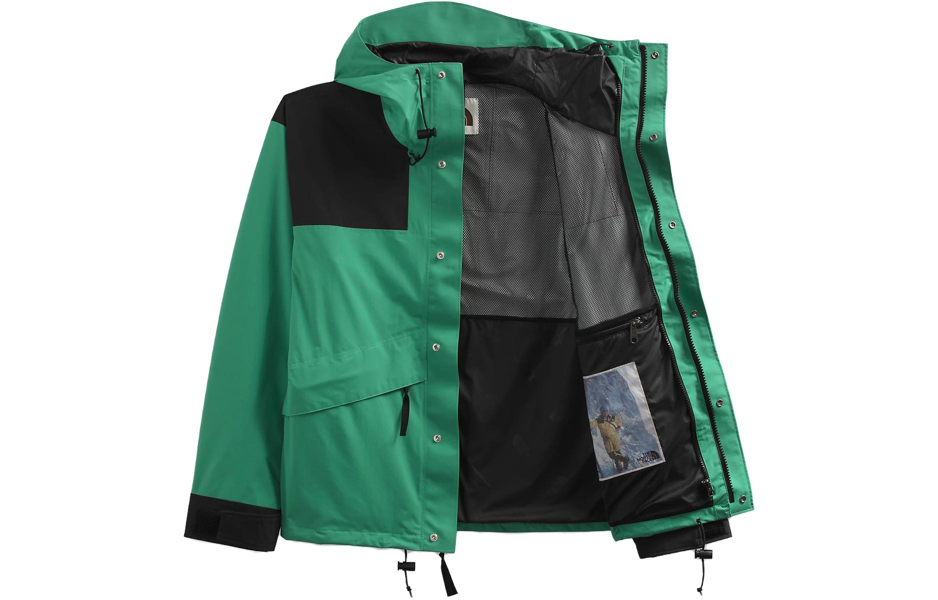 TNF 1986 Series Waterproof Green/Black Windproof Hoodie NF0A7UR9-N11