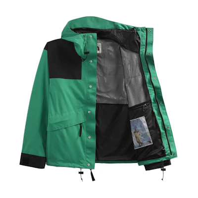 TNF 1986 Series Waterproof Green/Black Windproof Hoodie NF0A7UR9-N11