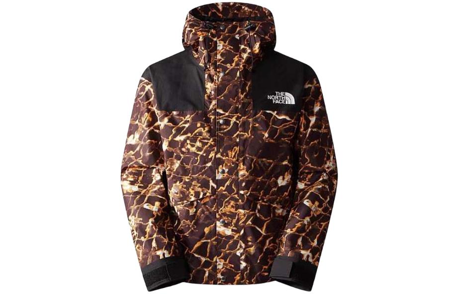 TNF 1986 Series Waterproof Windbreaker Jacket in Coffee Color. NF0A7UR9-OS3