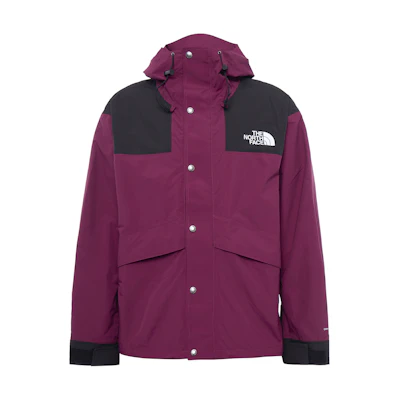 TNF 1986 Urban Exploration Purple Colorblock Logo Windbreaker Jacket NF0A7UR9-KK9