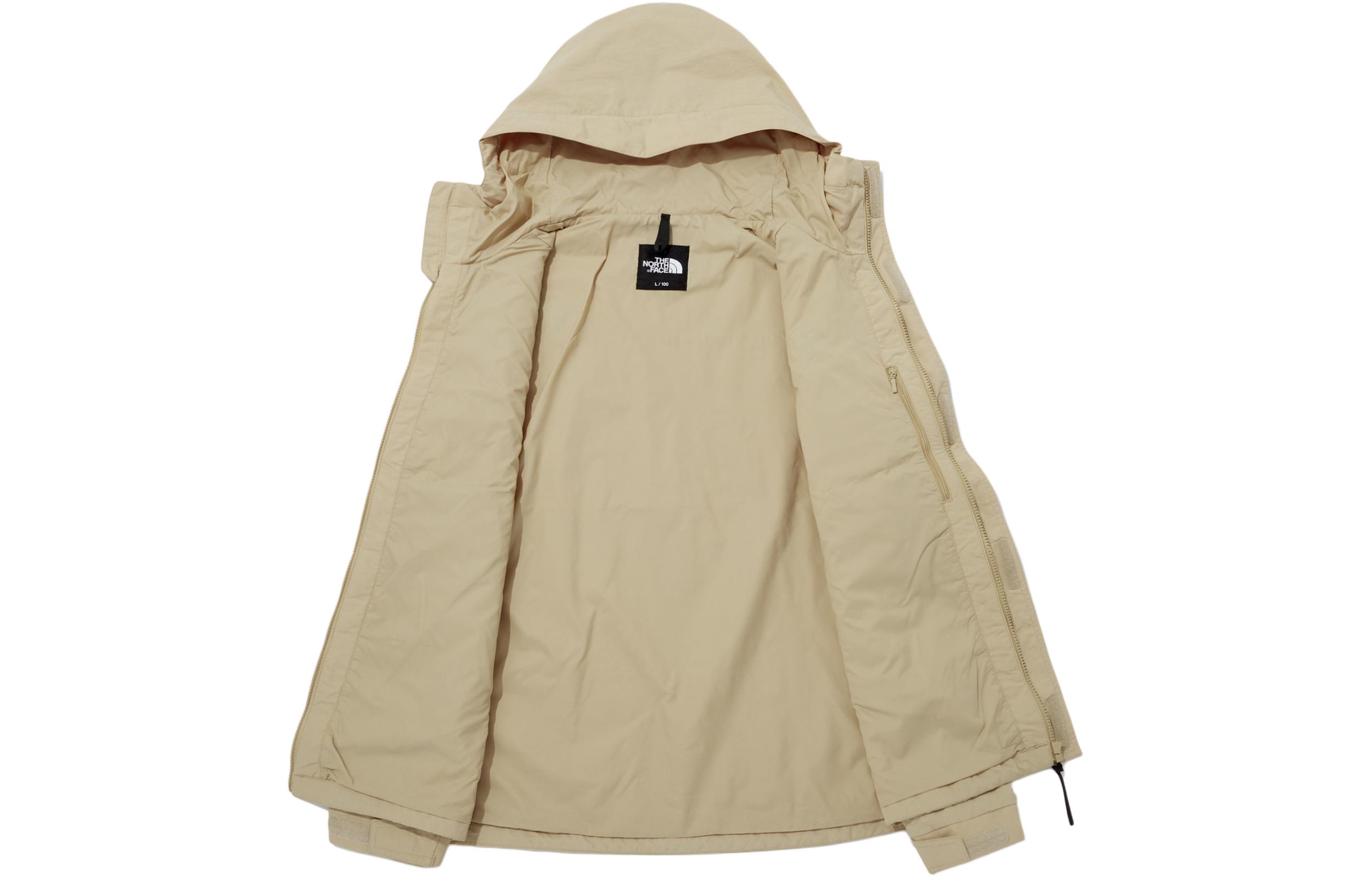 TNF 1990 Free Jacket Khaki Logo Print Hooded Long Sleeve Jacket NJ3BQ00D 圖 4