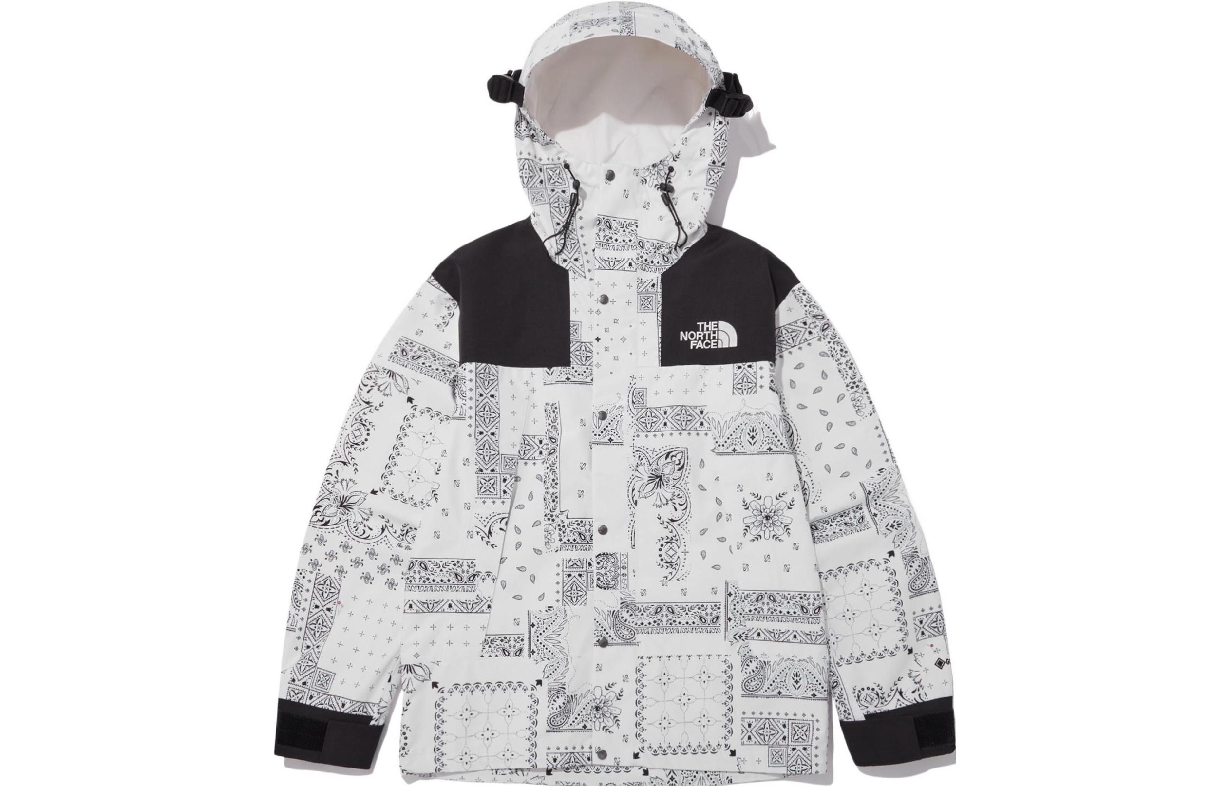 TNF 1990 GORE-TEX Paisley Logo Waterproof Hoodie Jacket White NJ2GN60C