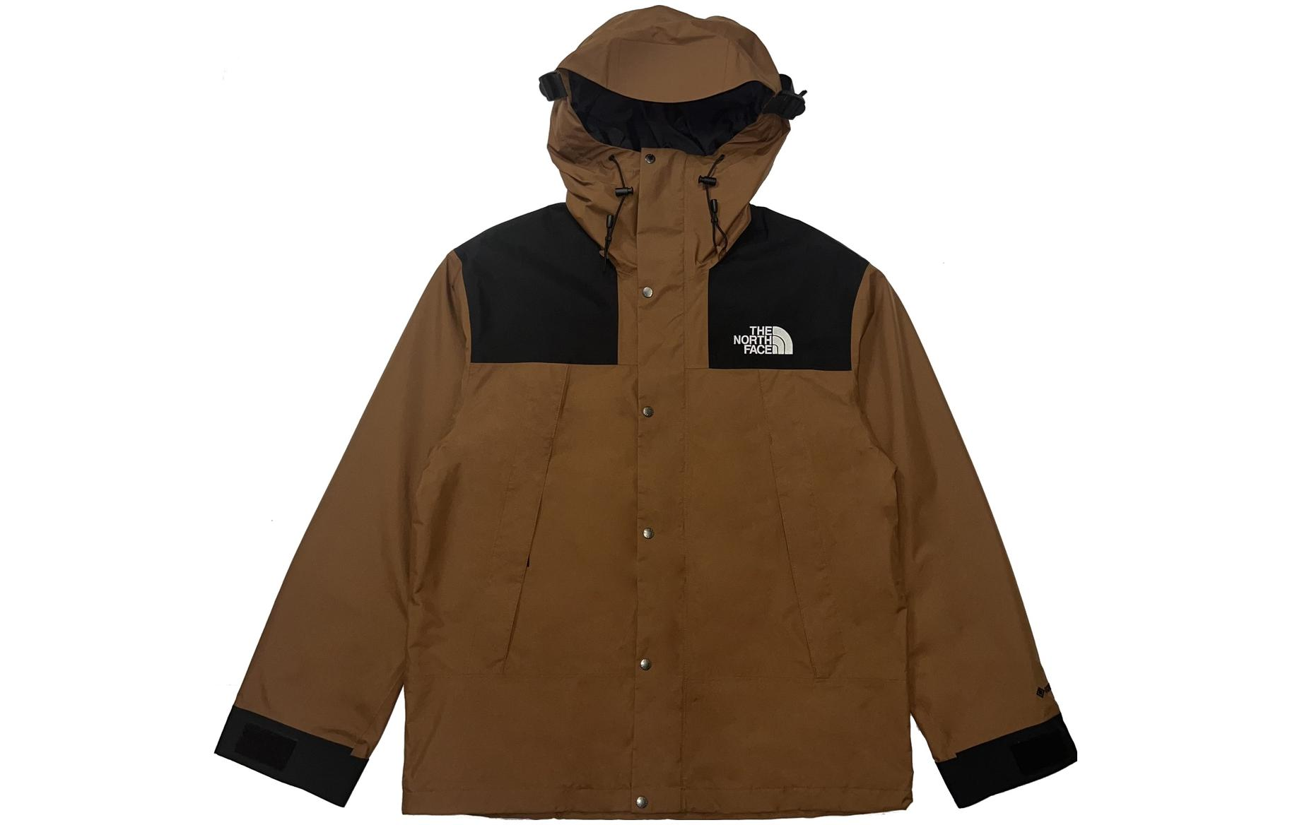TNF 1990 GTX Logo Embroidered Two-Tone Hooded Jacket Brown Unisex NI2GN06C